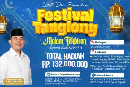 Pemkab Tanah Bumbu Gelar Festival Tanglong Malam Takbiran, Hadiah Rp132 Juta